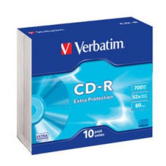Verbatim CD-R 700MB 52x Extra protection surface slim 
