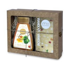 Darekov kazeta s vianonm ajom a medom s limetou 