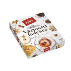 Kolekcia 9 druhov vianonch ajov Jema (36 ks) 