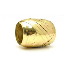 Vianon darekov stuha metalick zlat 5mm x 20m 