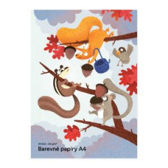 Farebn papier A4 20 listov 