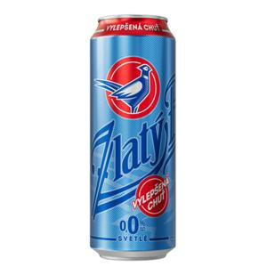 Zlatý Bažant 0% nealko 6 x 0,5 l Svetlé plechovka