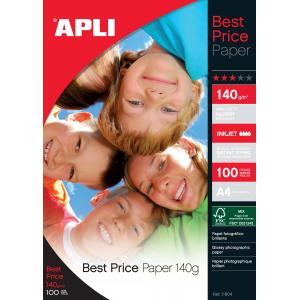 Fotopapier APLI A4 Best Price lesklý 140g 100 hárkov