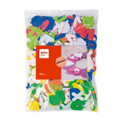 Lepiace penové tvary písmen 500 ks 