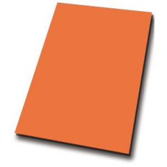 Kresliaci kartn A3, 50 listov, 225g, farba oranov 