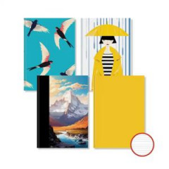 Z�znamov� kniha A5 144 listov linajkov� 