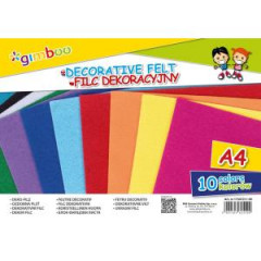 Dekora�n� pls� GIMBOO, A4, vo f�lii, 160 GSM, mix farieb 