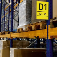 Magnetick znaenie uliky A4, na vku, transparentn Magnetick znaenie uliky