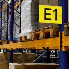 Magnetick znaenie uliky A4, na rku, transparentn Magnetick znaenie uliky