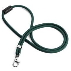 Z�vesn� remienok DURABLE rPET so skobou, okr�hly, zelen� 10 ks 