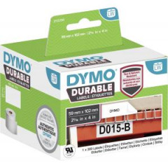 Samolepiace etikety Dymo LW 102x59mm polypropylnov s ochrannou vrstvou biele