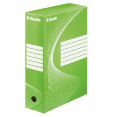 Archvny box Esselte 100mm zelen/biely