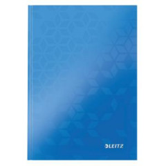 Zznamov kniha Leitz WOW A5 80 listov linajkov modr