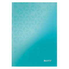 Zznamov kniha Leitz WOW A5 80 listov linajkov adovo modr