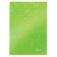 Zznamov kniha Leitz WOW A5 80 listov linajkov zelen