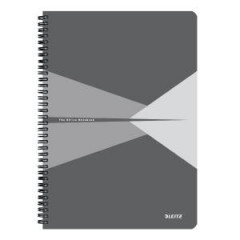 Blok Leitz Office Card A4 90 listov linajkov siv 