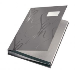 Podpisov kniha designov Leitz siv