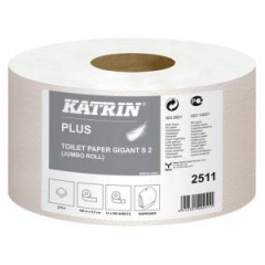 Toaletn papier 2-vrstvov KATRIN Plus Gigant Toilet S2 18 cm, celulza, nvin 100 m