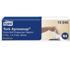 Papierov� serv�tky extra jemn� do z�sobn�ka TORK Xpressnap, biele N4, 500ks 