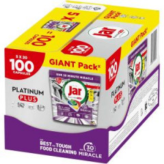 JAR tablety do umývačky riadu Platinum Plus 30 Minute Miracle 100ks 