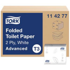 Toaletn� papier 2-vrstvov� skladan� TORK Advanced T3, 252 ks 