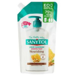 Sanytol tekut� mydlo antibakteri�lne, vy�ivuj�ce, n�hradn� n�pl�, mand�ov� mlieko 500 ml 