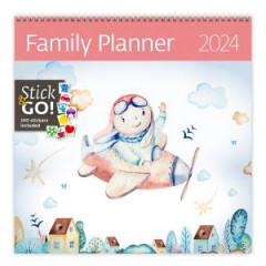 Plnovac kalendr Family Planner 2024