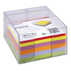 Stolov� organiz�r Office Products s farebn�mi blokmi plastov�, transparentn� 