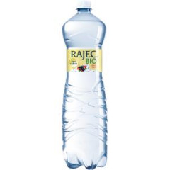 Pramenit� voda Rajec BIO nesladen� �ierna r�bez�a a ��pka 6 x 1,5 l 