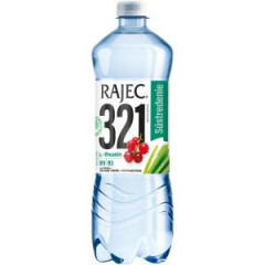 Pramenit� voda Rajec 321 S�stredenie- �erven� r�bez�a a citr�nov� tr�va 8 x 0,75 l 