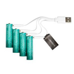 Batrie Q-CONNECT AA tukov nabjaten USB-C 4 ks 