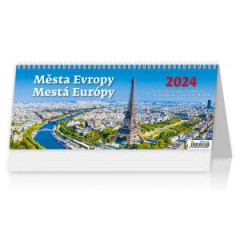 Stolov kalendr Mest Eurpy 2024