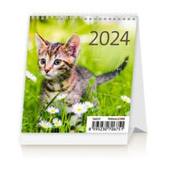 Stolov kalendr MiniMax Kittens 2024