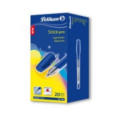 Guľôčkové pero Pelikan Stick Pro K91 20 ks v bal. modré