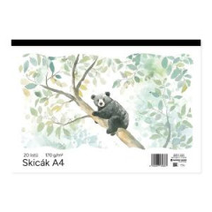 Skicr A4 20 listov biely 