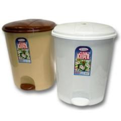 Odpadkový kôš 30L CLEAN KEEPER, pedál, 35x35x46cm 